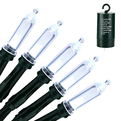 Toodour Battery String Lights, 33ft 100 LED Battery Operated String Lights with 8 Modes and Timer, Waterproof Battery Fairy Lights for Garden, Party, Holiday, Patio Decorations (White) Toodour Battery String Lights, 33ft 100 LED Battery Operated String Lights with 8 Modes and Timer, Waterproof Battery Fairy Lights for Garden, Party, Holiday, Patio Decorations (White)