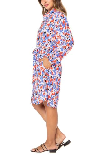 Well Worn Women's Collared Midi Dress with Pockets2