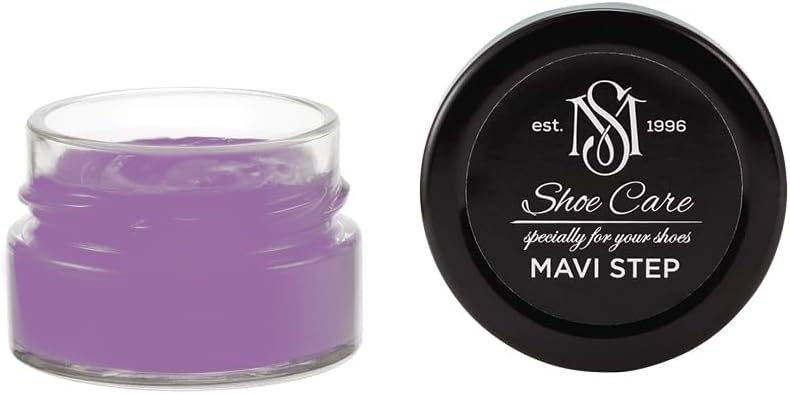 Nutritive Leather Spray - NCS S 3040-R50B Deep Amethyst - Deep Conditioning & Shoe Color Restoration for Smooth Leather by MAVI STEP - 1.70 fl oz / 50 ml