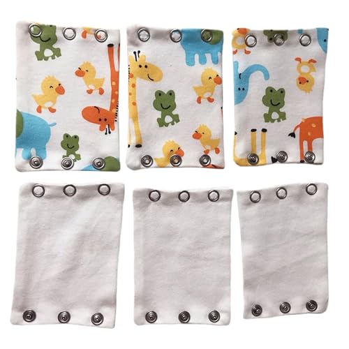 Dopsyesn Extensores de Body para Bebé,Juego de 6 Piezas Extensor de Body Ajustable para Pequeños - Extensión de para Cuidado Diario Padres Niños Niñas Guarderías