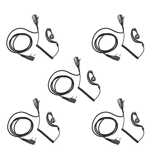 Evita interferencias con el auricular de 2 pines TECHSIDE TSAU-M+ para radio G7 pro
