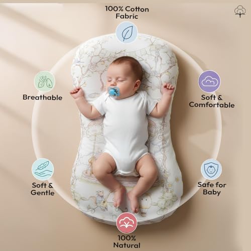Image of StarAndDaisy Baby Feeding Pillow for Breastfeeding /new Born Baby Breast Feeding Pillow for Mothers | Soft & Breathable Baby Feeding Support Pillow for Breastfeeding -Grey