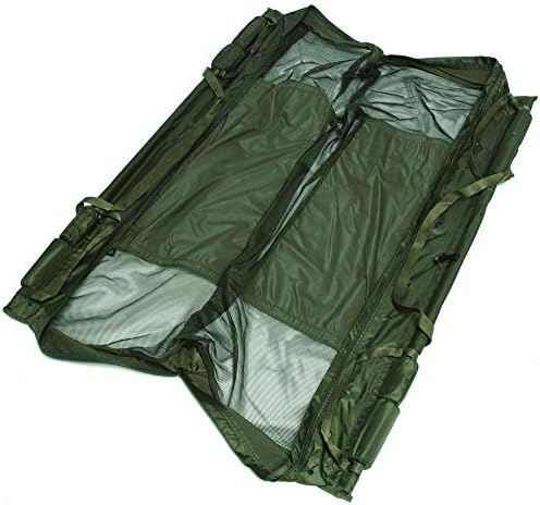 Carp Fishing Deluxe Floating Floatation Retainer Weigh Sling With Carry Case NGT