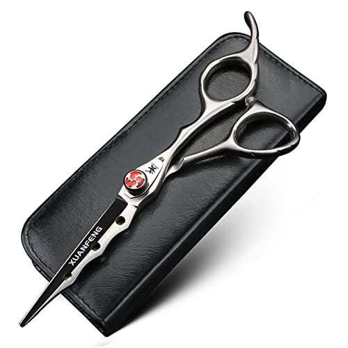 JP9cr18 en acier - 6 pouces - Ciseaux de coupe de cheveux professionnels et ciseaux à effiler - Outils de modelage de cheveux - Ciseaux adaptés pour les familles ou les salons de coiffure