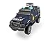 Dickie Toys Unité spéciale SWAT Truck, Voiture Jouet avec motorisation, Radar tournant, Porte arrière et latérale ouvrable, lumière et Son, Piles incluses 36 cm, à partir de 3 Ans