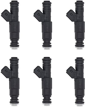 6 PCS Upgrade 4-Hole Fuel Injectors Nozzle For Chrysler Dodge By Waylin