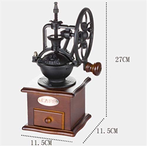 SXLCKJ Manuelle Kaffeemühlen Retro Riesenrad Handschlagmühle Kaffeemühle Manuelle Mühle Keramik P(Crusher) – Bild 5