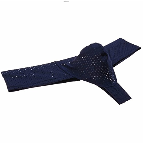 Men's Breath Hole Thong Boxer Bulge Pouch Bikini G-String Underwear T-Back Male Micro T-Back Guys Thongs3