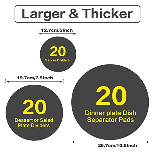 60 Pcs Plate Separators Storage
