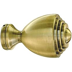 Cortinas De Cocina Para Riel Riel Chyc Terminal Zirconio 28 mm. Copa Bronce/Viejo, Marrón, Non (5432805)