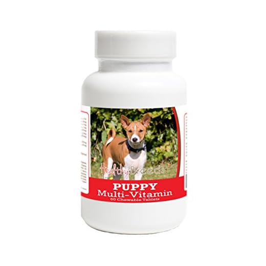 Healthy Breeds Basenji Puppy Dog Multivitamin Tablet 60 Count