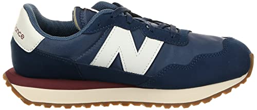 Image of New Balance Kids 237 Bungee Sneaker, NB Navy /Turtledove, 11.5 M Little Kid (4-8 Years)