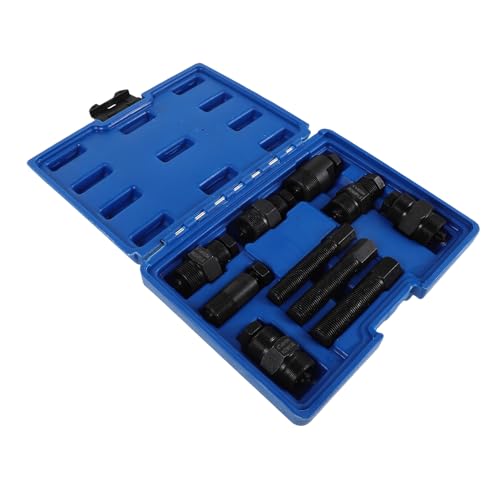 Extracteur de volant moteur SHINEOFI 10 pièces en acier carbone avec mallette