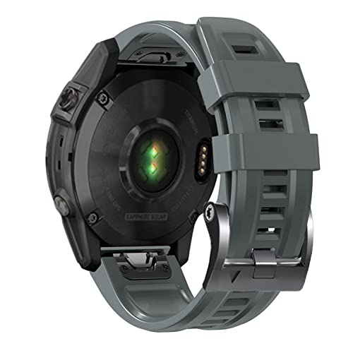 Bracelet pour Garmin Fenix 7 résistant aux irritations en silicone 22 mm
