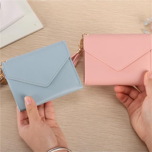 Solid Color Short Card Holder Simple And Versatile Coin Purse(Lightgray)3