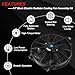 JDMSPEED New 14'' Inch Universal Slim Pull Push Racing Electric Radiator Fan Engine Cooling