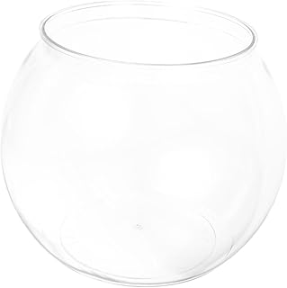 BETOOKY Aquário De Peixes De Vidro Aquário Redondo Vaso De Bolha Planta Terrário Tigela De Vidro Faça Você Mesmo Garrafa De Vidro Redondo Aquário De Peixes Aquário Decoração De