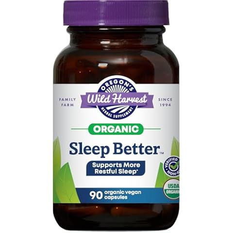 Oregon's Wild Harvest Sleep Better Organic Supplement, 90 Count Cover