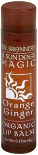 & Sun Dog's Magic Organic Lip Balm, Orange Ginger, 0.15-Ounce Stick