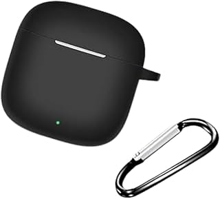 جراب حماية من السيليكون مع سلسلة مفاتيح اوستيا لسماعات هواوي فري بادز SE الجيل الثاني 2023 أسود