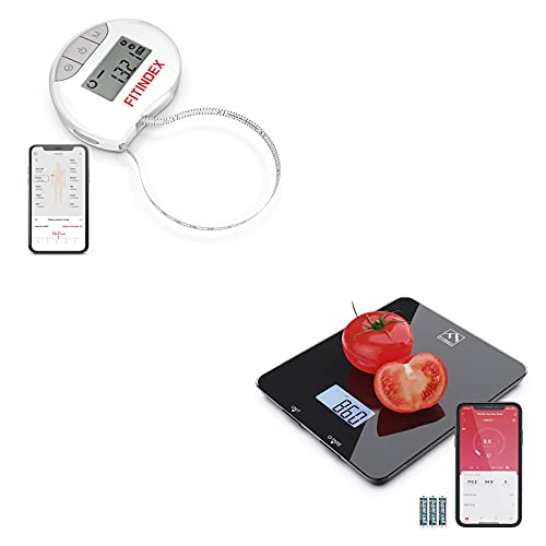 Fitindex Bluetooth Digital Measuring Tape For Body & Smart Food Nutrition Scale #TOP18
