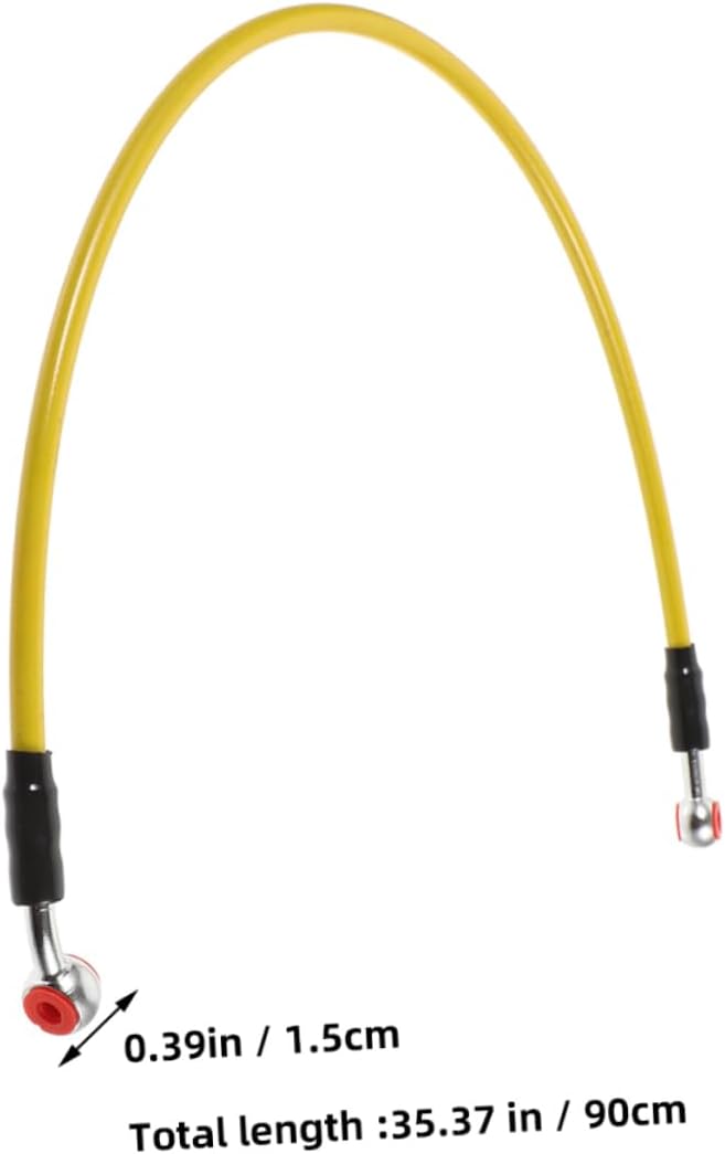 Alipis 0.9m Brake Hose for Motorcycles and Clutch Oil Line Optimized Braking System for Enhanced Safety and Performance Fit for Motorcycle and Electric Vehicle Modifications