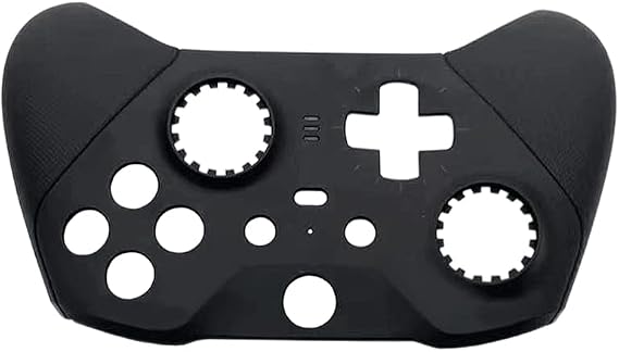 シェルケース 交換用 フロントハウジング フェースプレートカバー Xbox Elite Series 2 ワイヤレスコントローラー対応 - ブラック