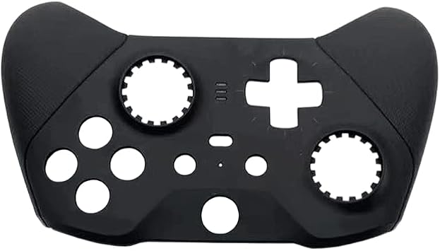 シェルケース 交換用 フロントハウジング フェースプレートカバー Xbox Elite Series 2 ワイヤレスコントローラー対応 - ブラック