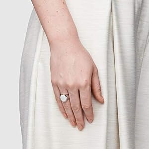 Amazon.co.jp: [トムウッド] TOMWOOD Oval White Agate オーバル