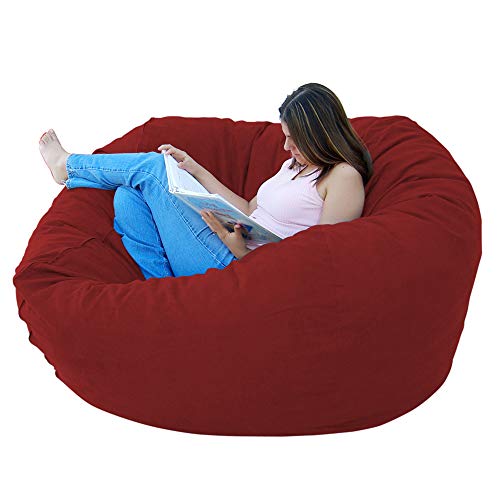 Cozy Sack 5-Feet Bean Bag Chair, Large, Cinnabar #TOP2