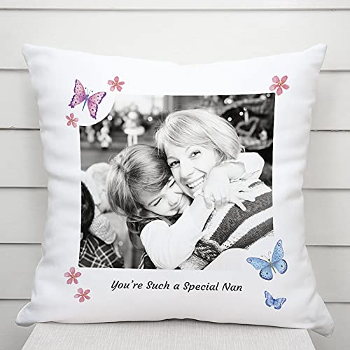 Personalised Photo Cushion - Beautiful Gift for Nan, Words: 'You’re Such a Special Nan'