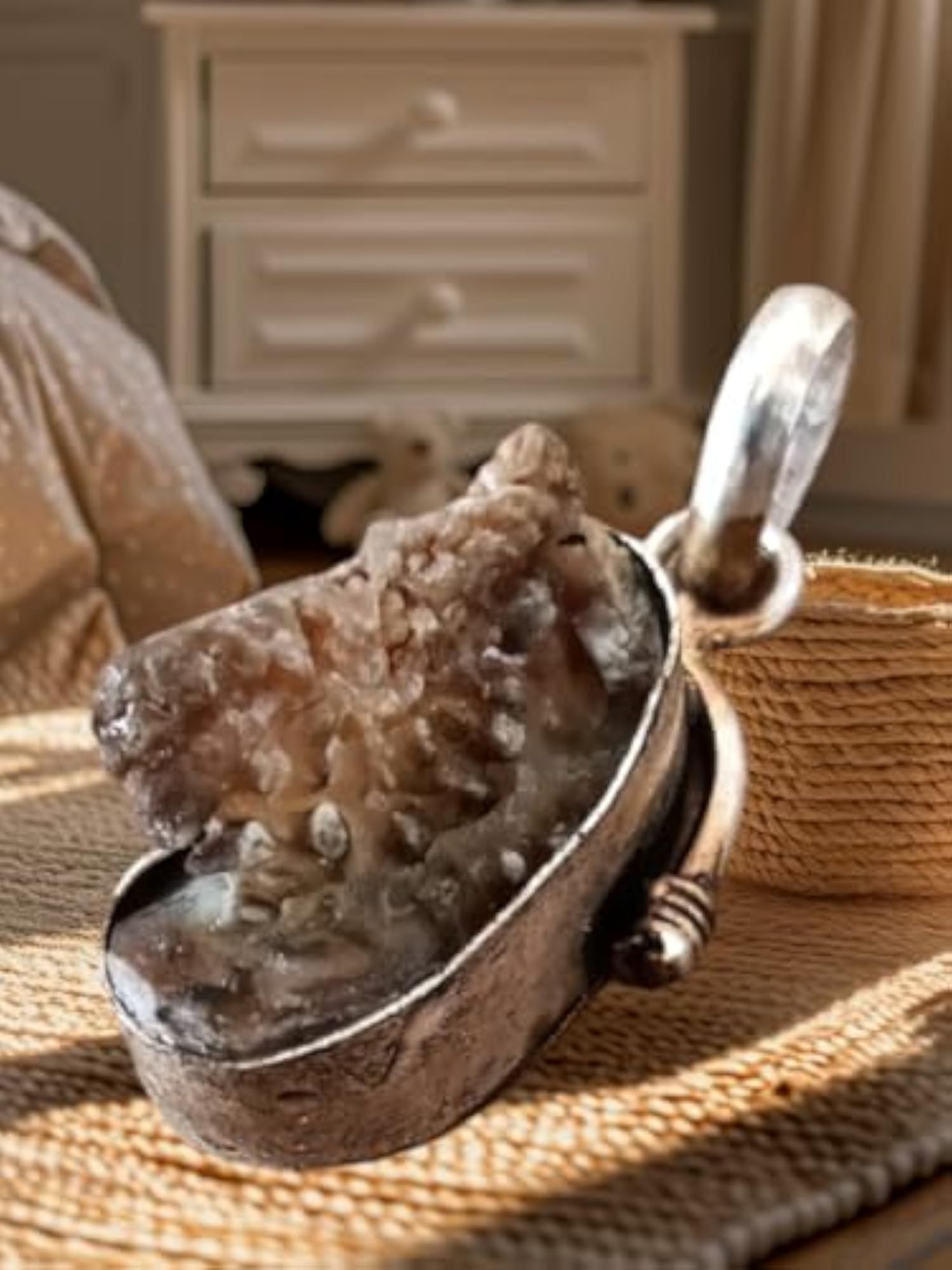 Chandra Mani Natural Moonstone Pendant, Prosperity & Success Locket