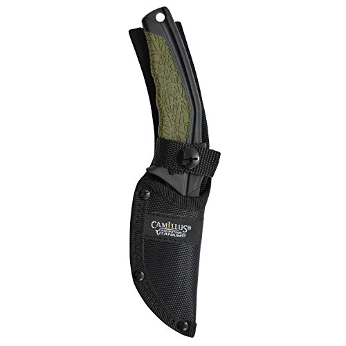 Camillus Ht-8.5 Fixed Blade Knife With Nylon Sheath, Black (19287) #TOP3