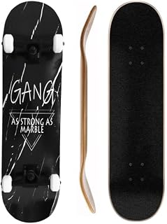 Gang 8.0 Marble Black Complete Profesyonel Kaykay