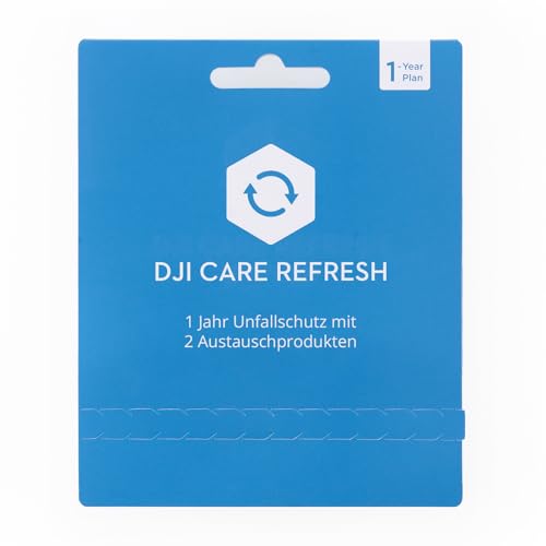 DJI Mini 2 Care Refresh (1 Jahr) - VIP Serviceplan für DJI Mini 2, bis zu 2 Ersatzprodukte innerhalb von 12 Monaten, Abdeckung von Sturz- und Wasserschäden, Aktiviert innerhalb von 48 Std