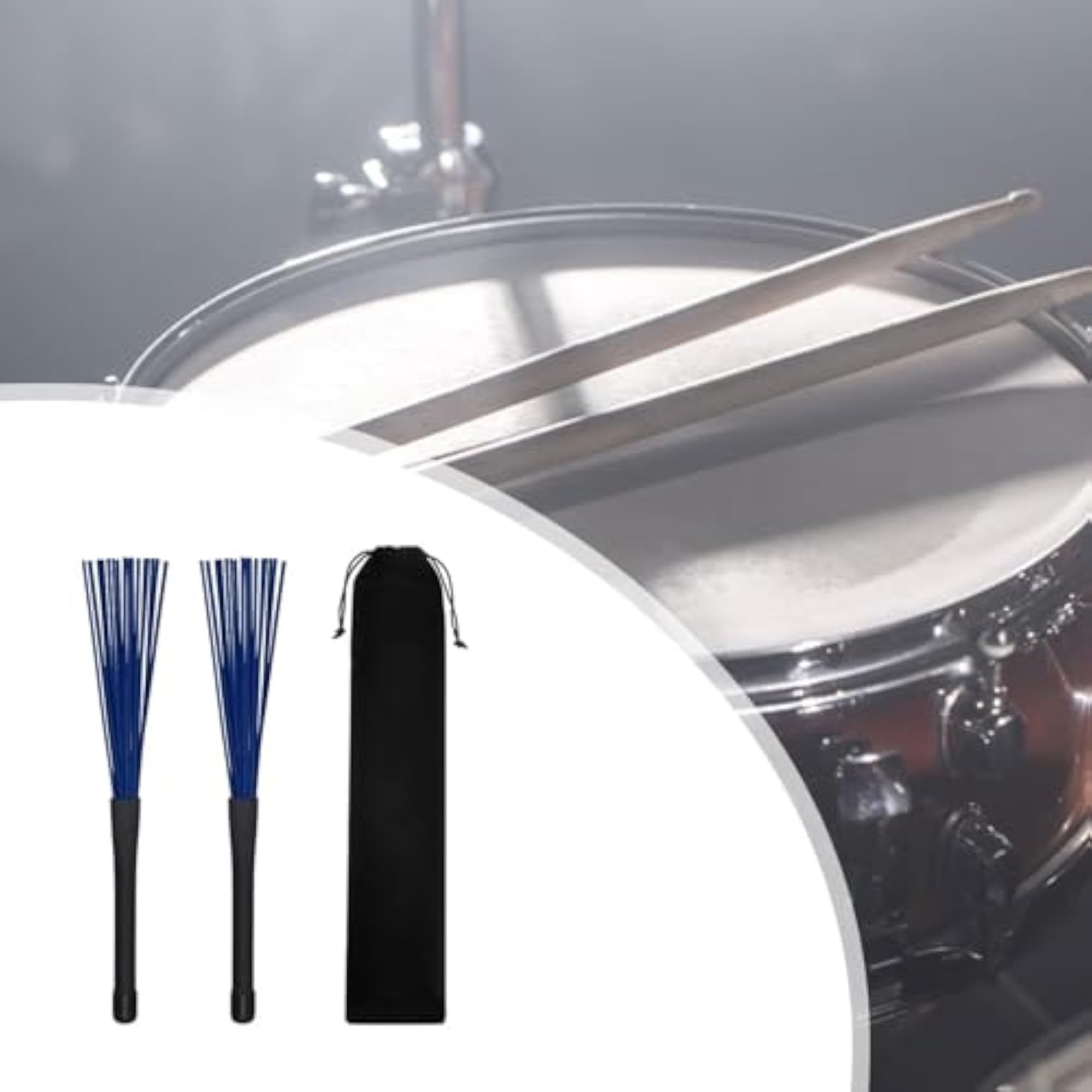 Drum Brushes Nylon Wire Brushes, Percussion Instrument Accessories