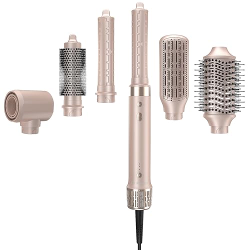 Mythsight StyleVibe Airstyler 6-in-1 mit Reisetasche, High Speed Ionen Föhn & Multifunktionaler Hairstyler, Auto-Wrap Lo...