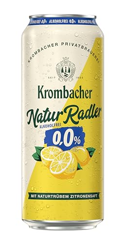 Krombacher Natur Radler o,0% Alkoholfrei Dose (24 x 0,5 l)