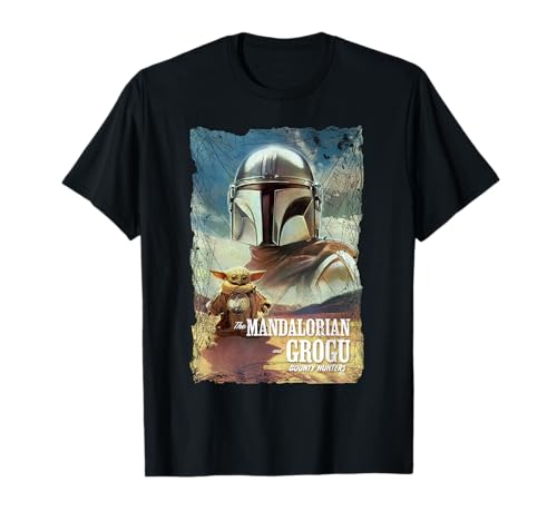Star Wars The Mandalorian and Grogu Movie Classic Poster Art T-Shirt