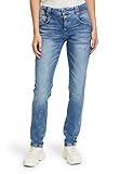 chilly gonzales wien Damen Cartoon Damen 6309/7654 Jeans, Light Blue Denim, 38
