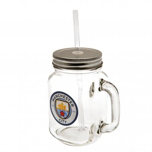 Manchester City F.C. Mason Jar Official Merchandise