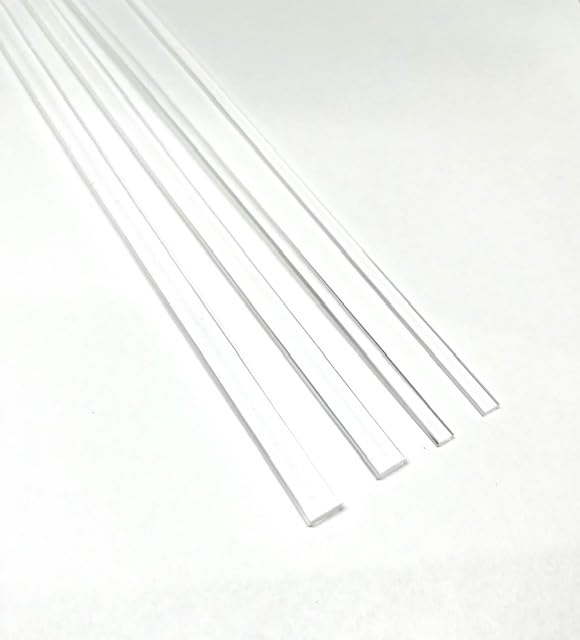 40pcs 8" Flat Clear sticks for cake toppers cake pops or lollipops - Acrylic Plexiglass Sticks Transparent Clear, Strong and not bendy (200mm*4mm*2mm)