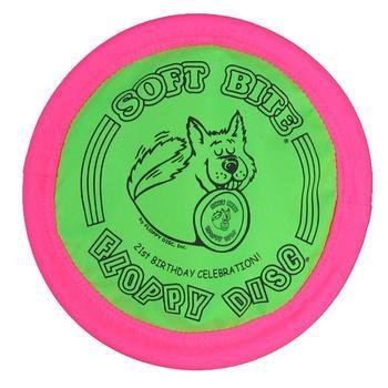 Disco voador para cães de borracha flexível Petmate Aspen Soft Bites Floppy Disc, modelo 7025