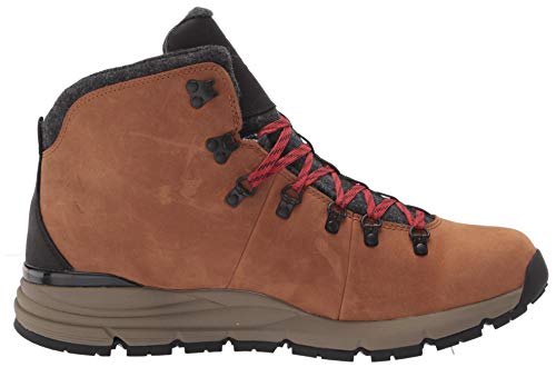 Danner Men's Mountain 600 4.5" Insulated Hiking Boot, Brown/Red, 10.5 Wide #TOP5