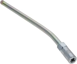 Auniwaig 1/8" NPT Grease Fitting Standard Grease Metal Extension Tubes 9.1" Long with Grease Nozzle Zinc Plated For Hand Operated Greaseguns 1pcs