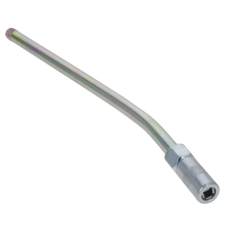 Extensão para Bico de Graxa Auniwaig com Rosca 1/8" NPT, 23 cm, Aço-carbono, Pacote com 1