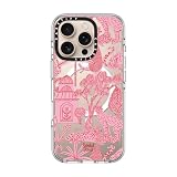 CASETiFY Przezroczyste etui na iPhone'a 16 Pro [nie żółknieje/2 m. 3 x promocja upadku klasy wojskowej/kompatybilne z Magsafe] - Cheetah Paradise Pink - przezroczyste