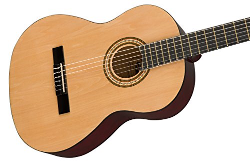 Squier SA-150N Squier Guitare acoustique classique avec cordes en nylon pour débutant – Naturel - Les Beatles, Paul McCartney, John Lennon, RIngo Starr, George Harrison Squier SA-150N Squier Guitare acoustique classique avec cordes en nylon pour débutant - Naturel – Image 5