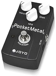 JOYO Pocket Metal Pedal Get Huge Metal Distortion Sounds with Mid Knob