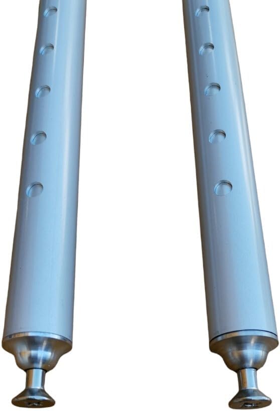 釣台用足 長さ55cm 最長100cm 直径25.4mm 釣楽工房製釣台LK シリーズ釣り専用 銀閣釣台も適用 スライドタイプ 爪付